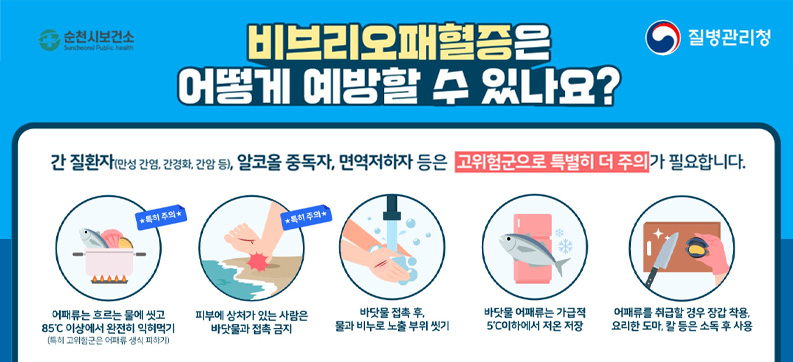 비브리오패혈증 예방수칙