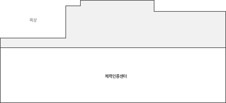 건강센터수영장 3층 안내도 - 체력인증센터